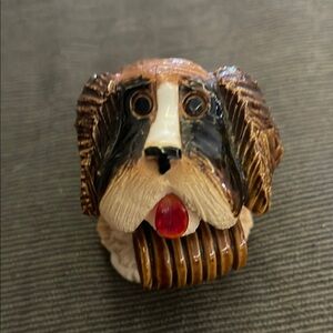 Vintage Artesania Rinconada St. Bernard figurine. Pure bred dog series.